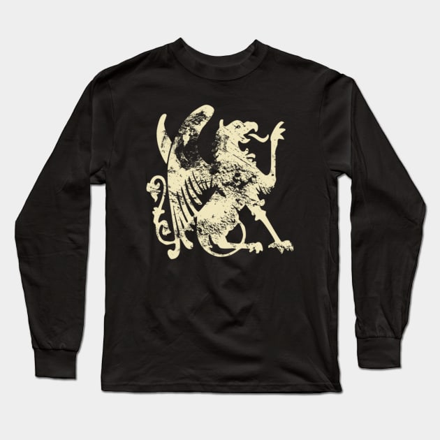 fashion vintage lion dragon Long Sleeve T-Shirt by gani90